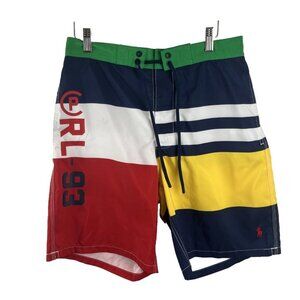 Polo Ralph Lauren Coloured Blocked Swim Trunks Men's Size M